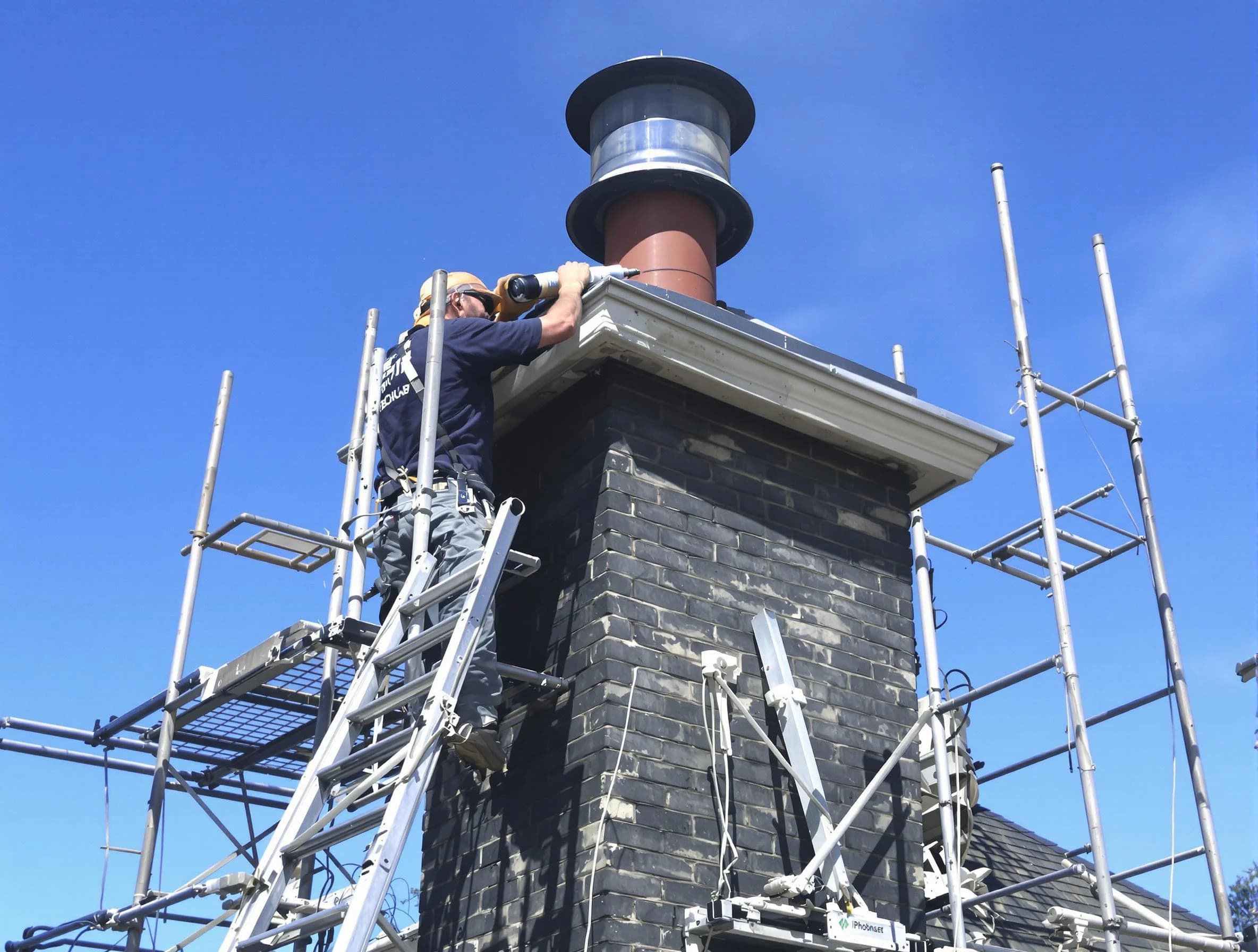 Sturdy chimney crown finished by Lindon Chimney Sweep in Lindon, UT