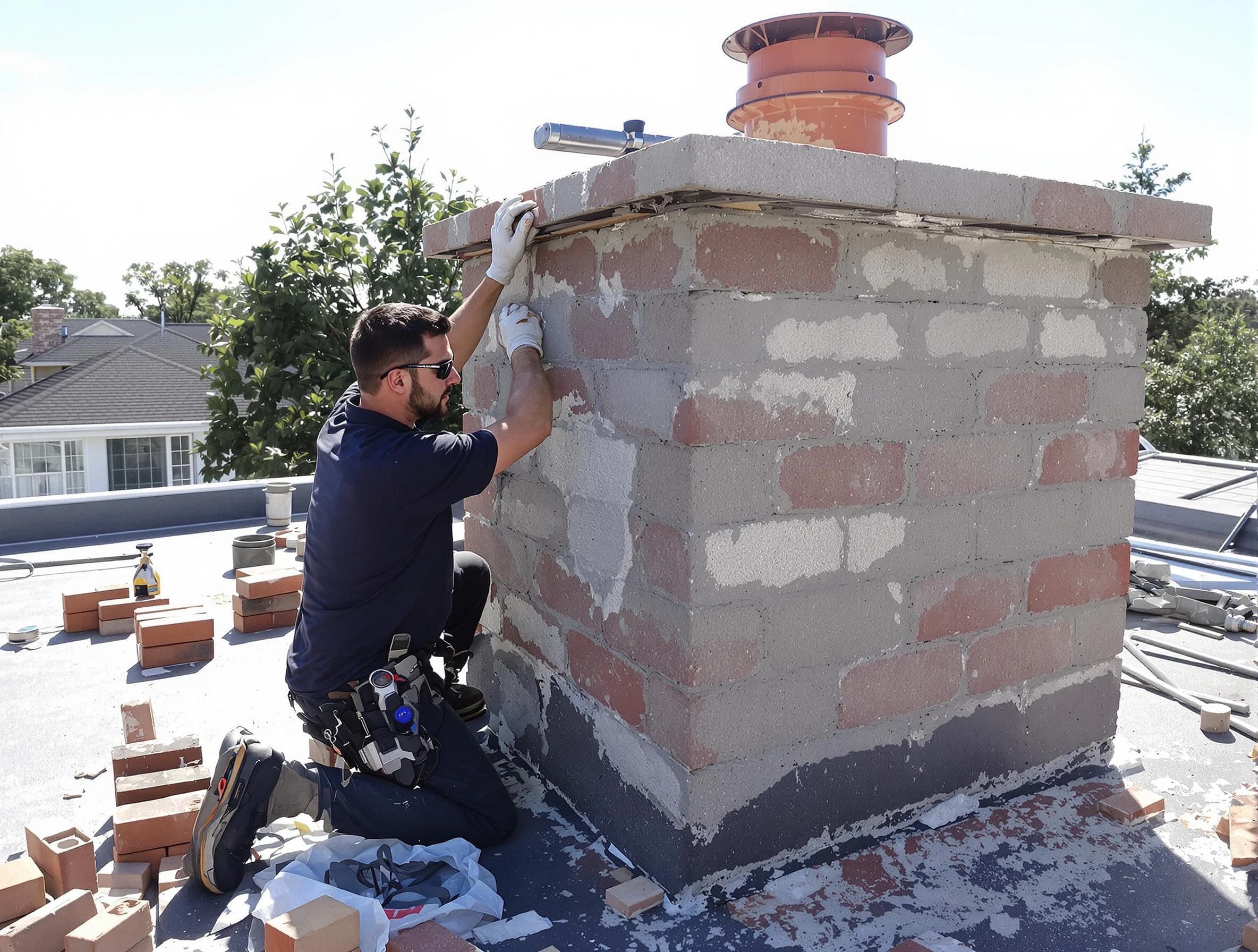 Advanced chimney repair process by Lindon Chimney Sweep in Lindon, UT