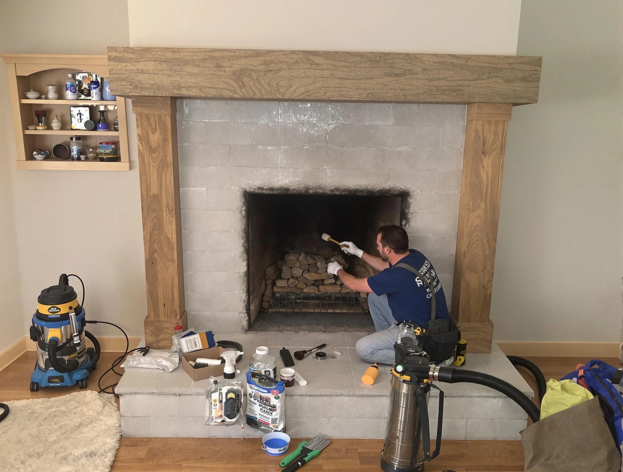 Detailed creosote removal process by Lindon Chimney Sweep in Lindon, UT