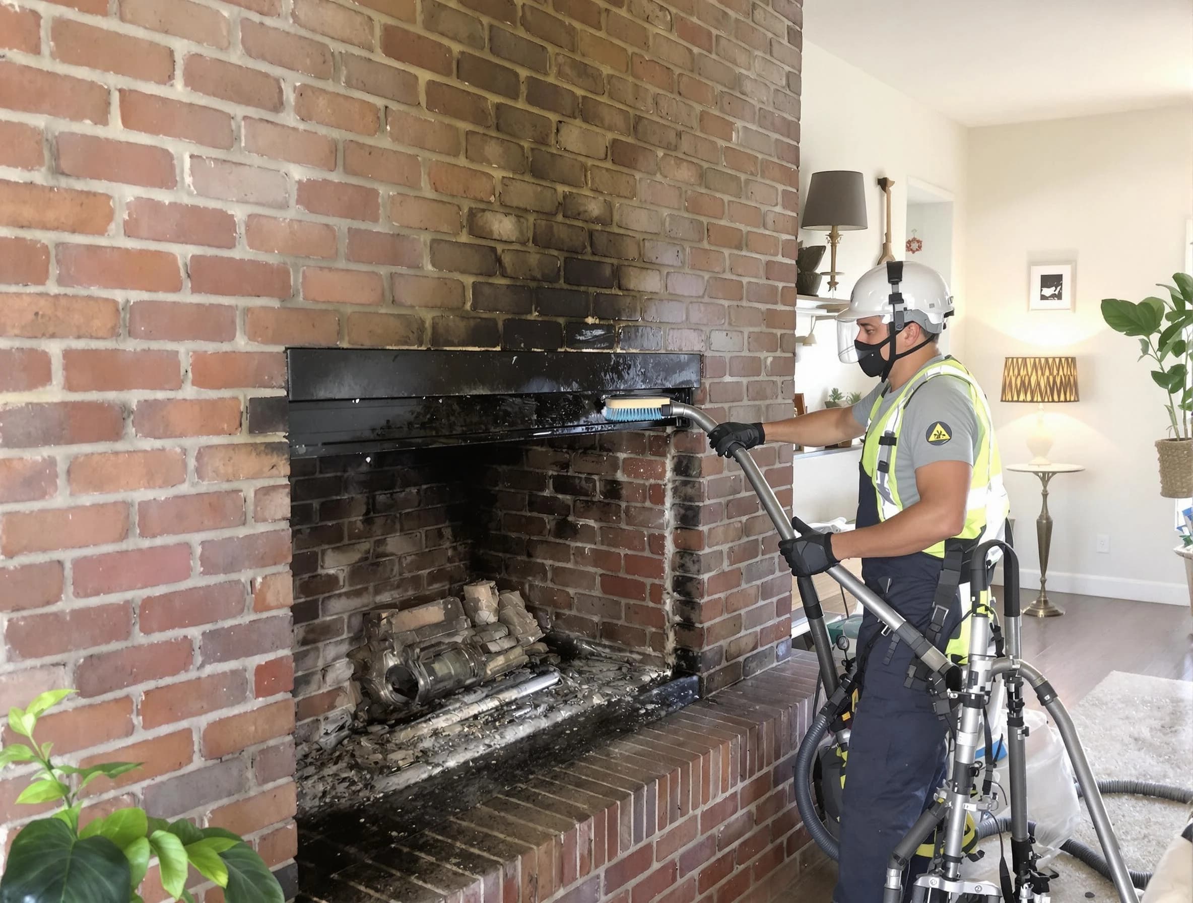 Lindon Chimney Sweep providing fireplace cleaning services in Lindon, UT