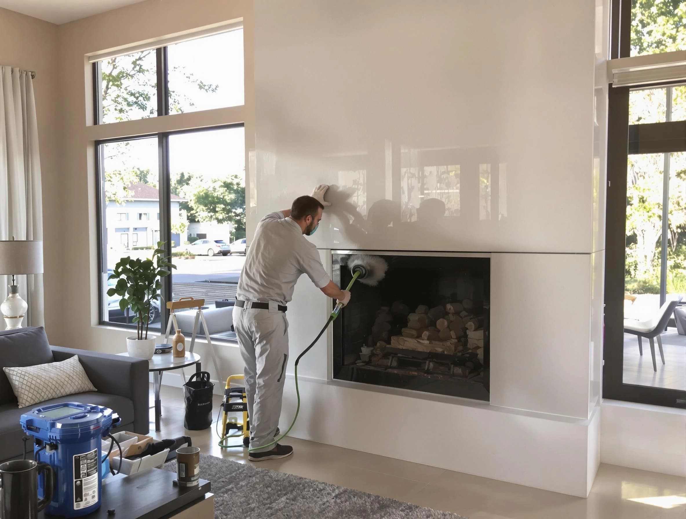 Lindon Chimney Sweep performing thorough soot removal in Lindon, UT