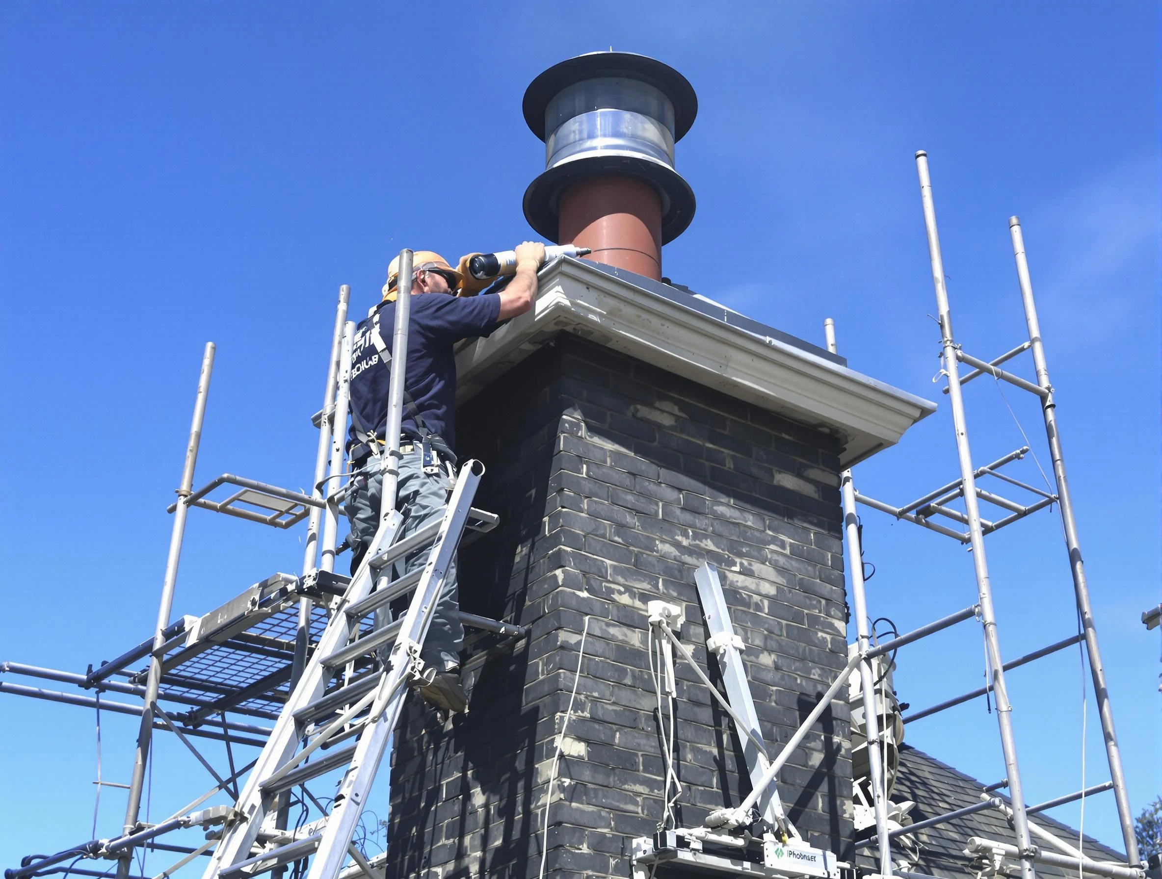 Sturdy chimney crown finished by Lindon Chimney Sweep in Lindon, UT