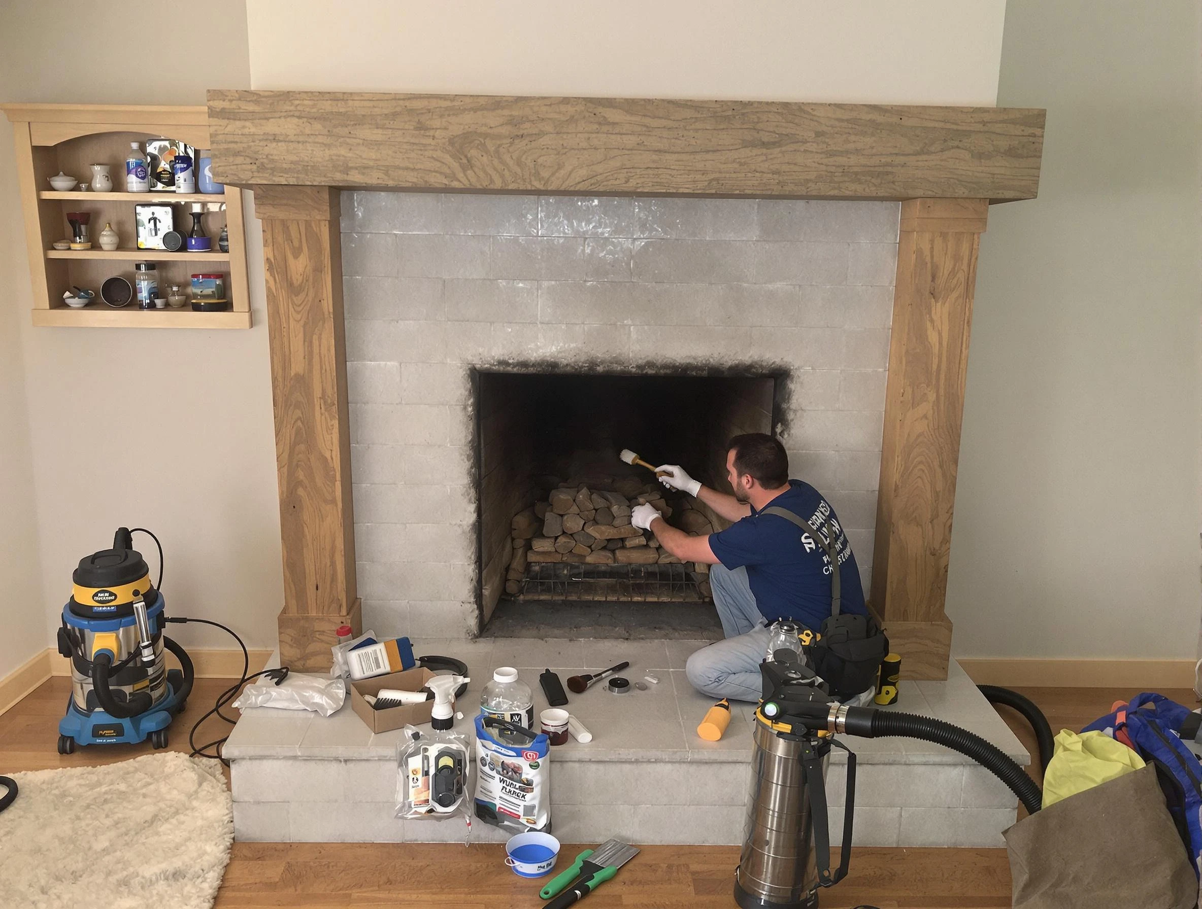 Detailed creosote removal process by Lindon Chimney Sweep in Lindon, UT